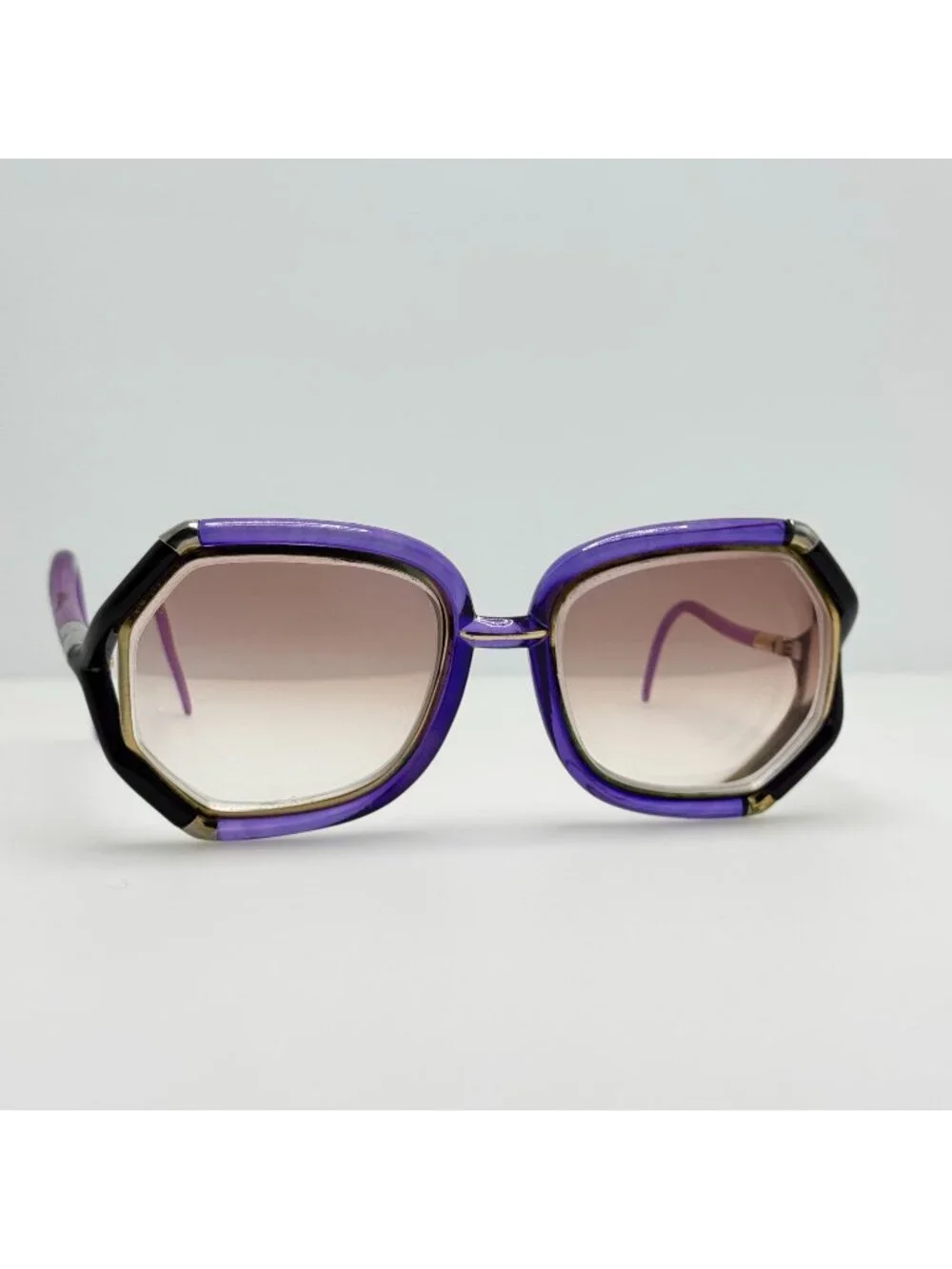 Ted Lapidus Eyeglasses Eye Glasses Frames Purple Violet France